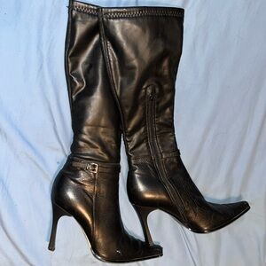 Michi Black Heeled Boots